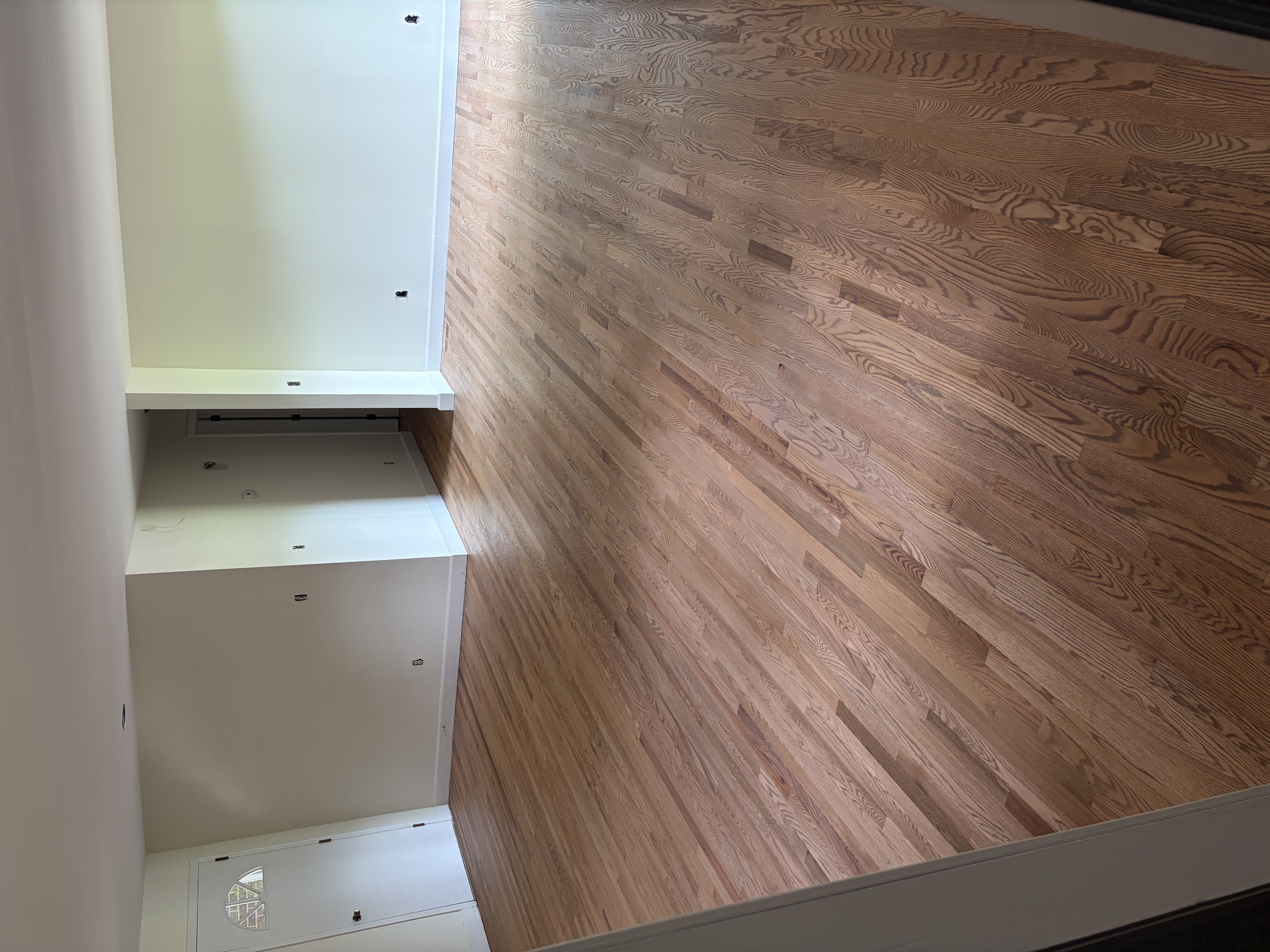 Oak hardwood flooring after DuraSeal Weathered Oak stain