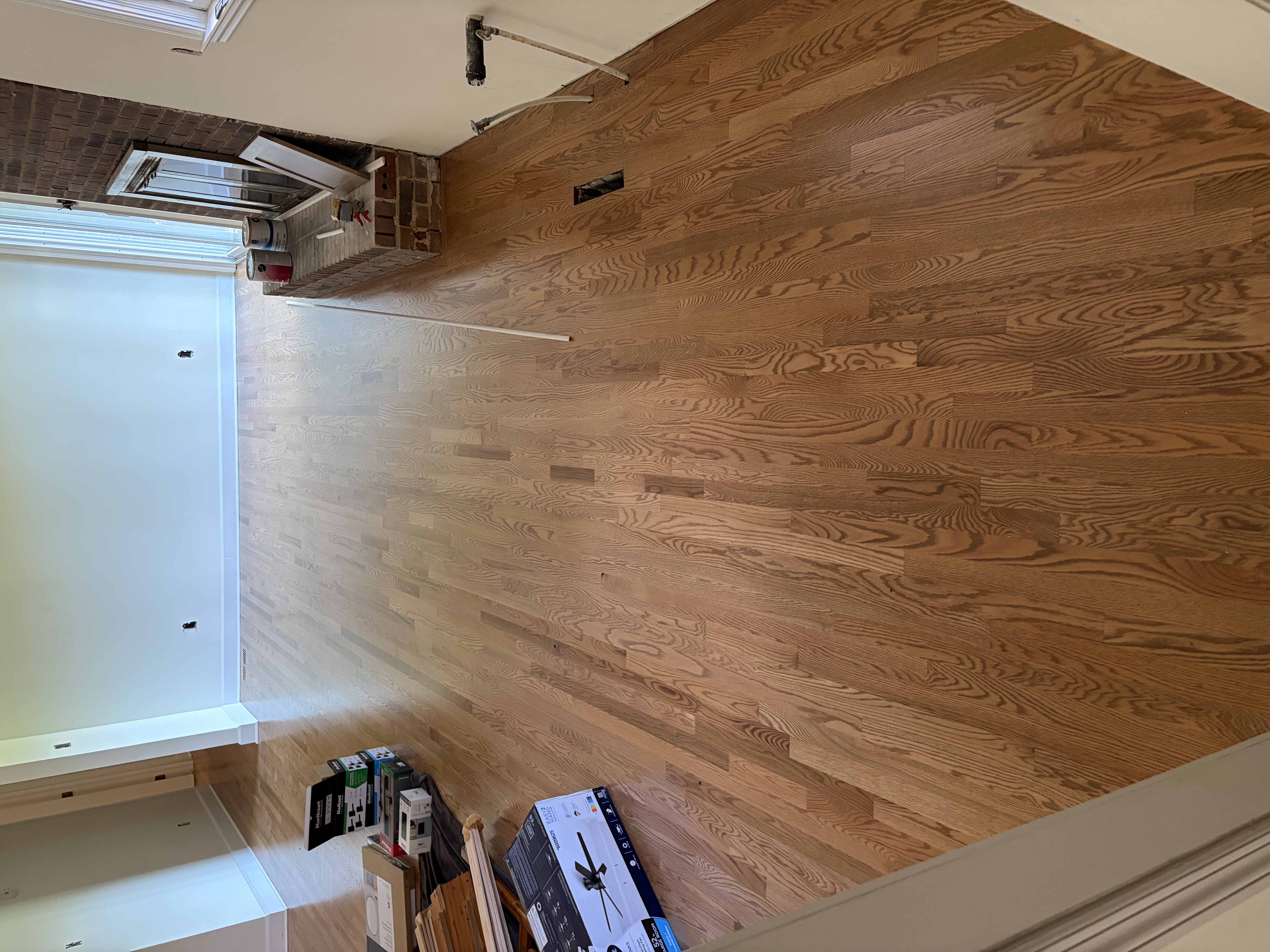 Completed resanding project in a residential home